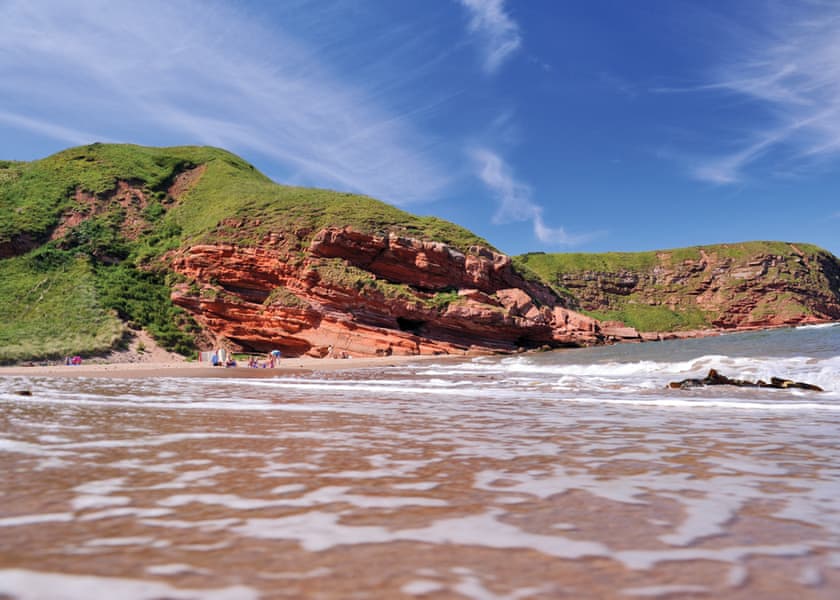 Stunning scenery at Pease Bay