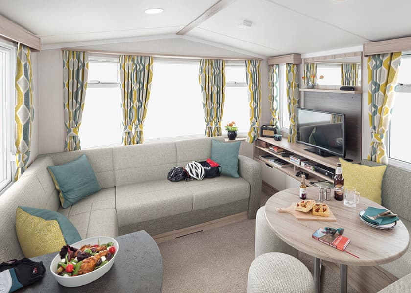 Please note, images are for representational purposes only, individual makes and models may vary | Essential Clover Caravan (Sleeps 4) - Pease Bay Holiday Park, Cockburnspath, Nr Dunbar