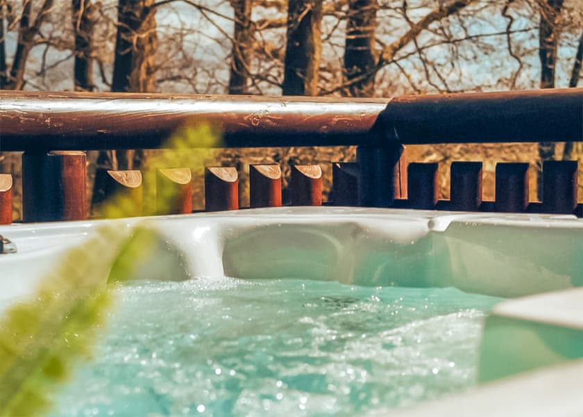 The Log Spa - Penllwyn Lodges, Garthmyl, Montgomery