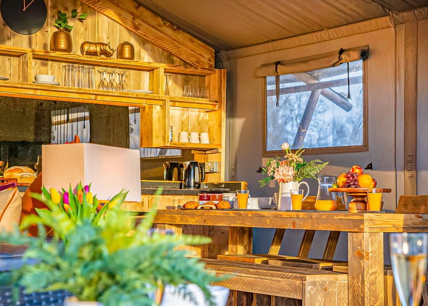 Safari Tent - Plassey Holiday Park, Eyton, Wrexham