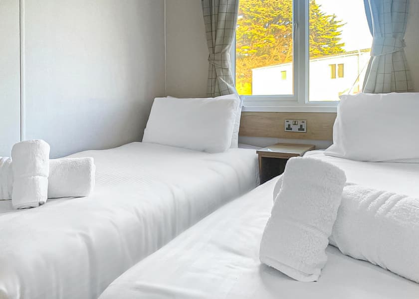 Typical | Comfort Plus Lodge Hot Tub 6 - Praa Sands Holiday Park, Penzance