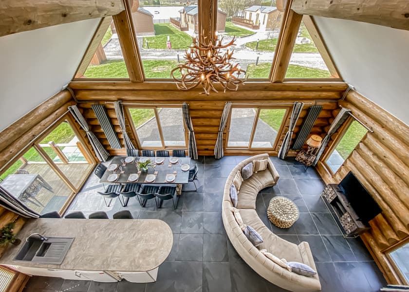 Cedar Woodland View 8+ Log Cabin - Ream Hills Holiday Park, Weeton, Fylde Coast