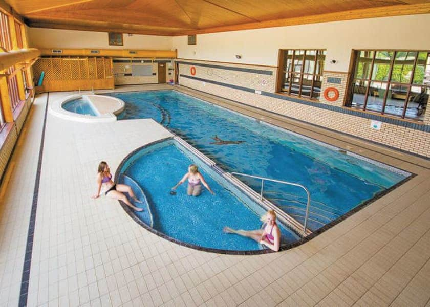 Indoor heated pool | Penrhos Park, Llanrhystud, Cardiganshire