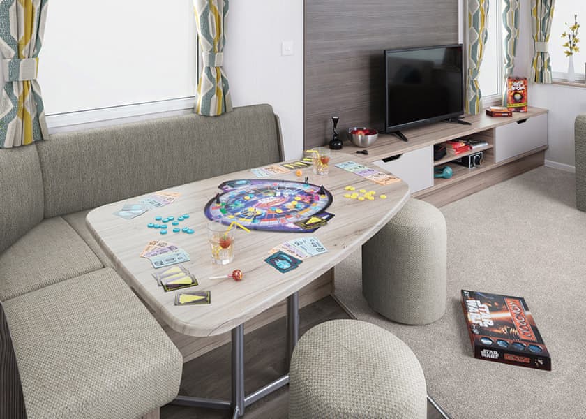 Please note, images are for representational purposes only, individual makes and models may vary | Essential Clover Caravan (Sleeps 4, Dog Friendly) - Riverside Country Park, Wooler