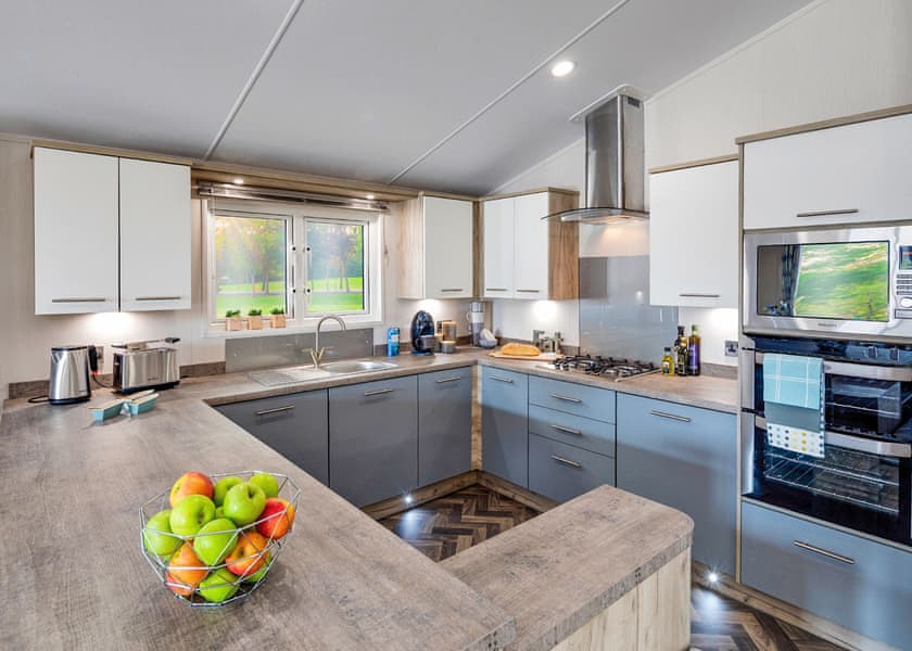 Please note, images are for representational purposes only, individual makes and models may vary | Luxury Willow Lodge (Sleeps 4, Dog Friendly) - Wooler Riverside Holiday Park, Wooler