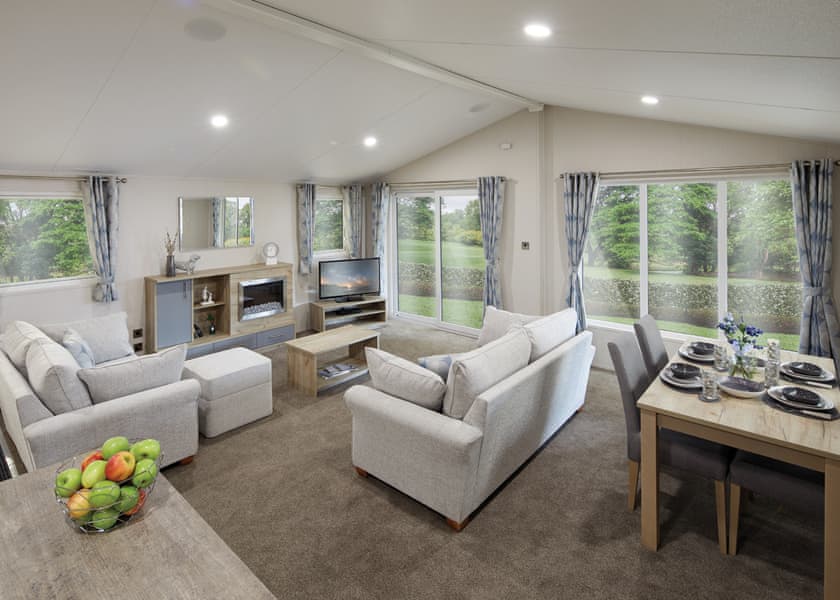 Please note, images are for representational purposes only, individual makes and models may vary | Luxury Willow Lodge (Sleeps 4) - Wooler Riverside Holiday Park, Wooler