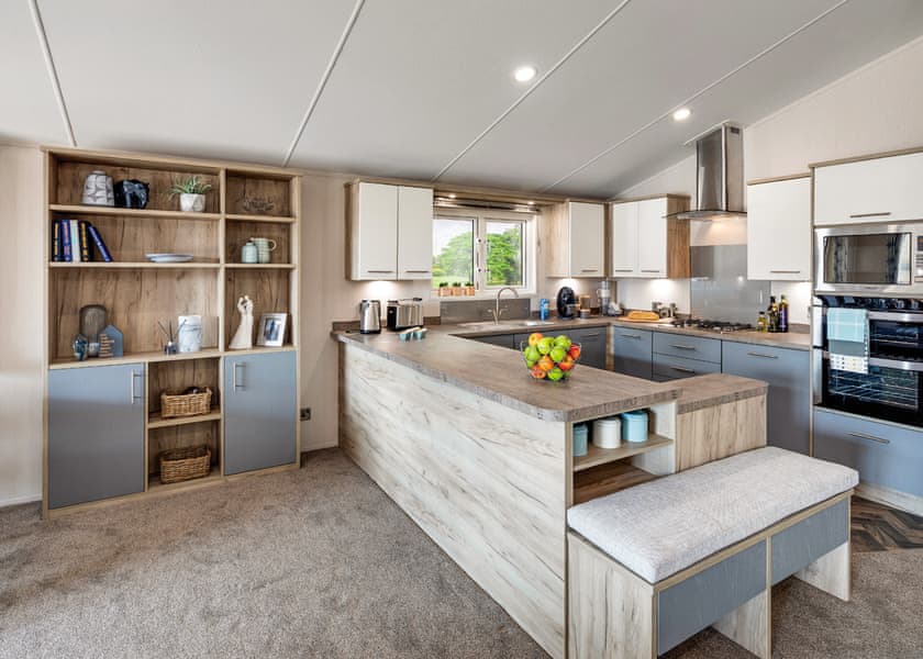 Please note, images are for representational purposes only, individual makes and models may vary | Luxury Willow Lodge (Sleeps 4) - Wooler Riverside Holiday Park, Wooler