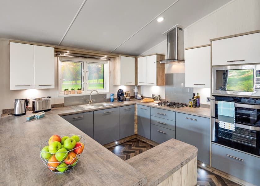 Please note, images are for representational purposes only, individual makes and models may vary | Luxury Willow Lodge (Sleeps 4) - Wooler Riverside Holiday Park, Wooler