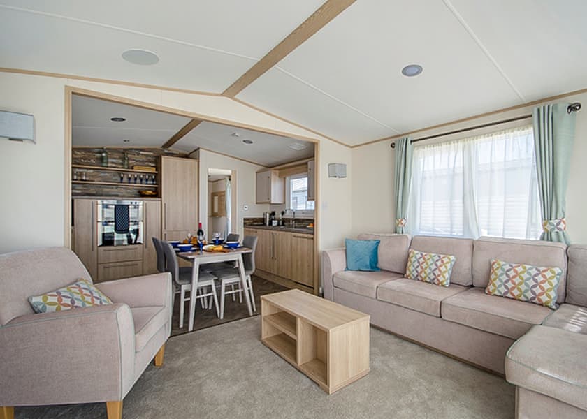 Platinum 2 Caravan with Decking sleeps 4 - Silver Sands Holiday Park, Lossiemouth, Moray