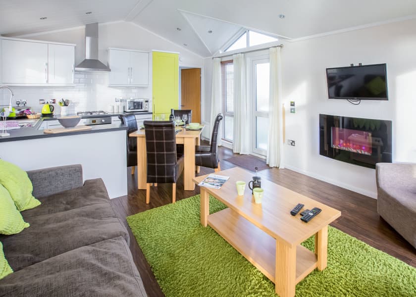 Contemporary Lodge 2 bedroom Hot Tub (Pet Friendly) - Sauchope Links Park, Anstruther