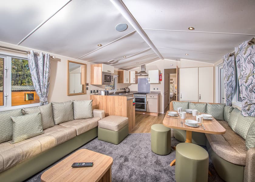 3 Bed Silver Caravan Lodge Pet - St Ives Holiday Village, Lelant, St Ives