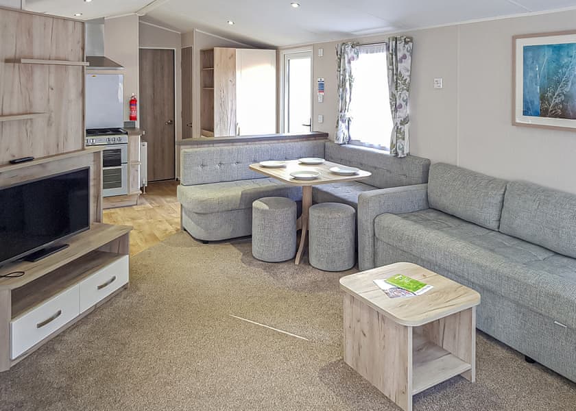 2 Bed Gold Hot Tub Caravan Lodge - St Ives Holiday Village, Lelant, St Ives