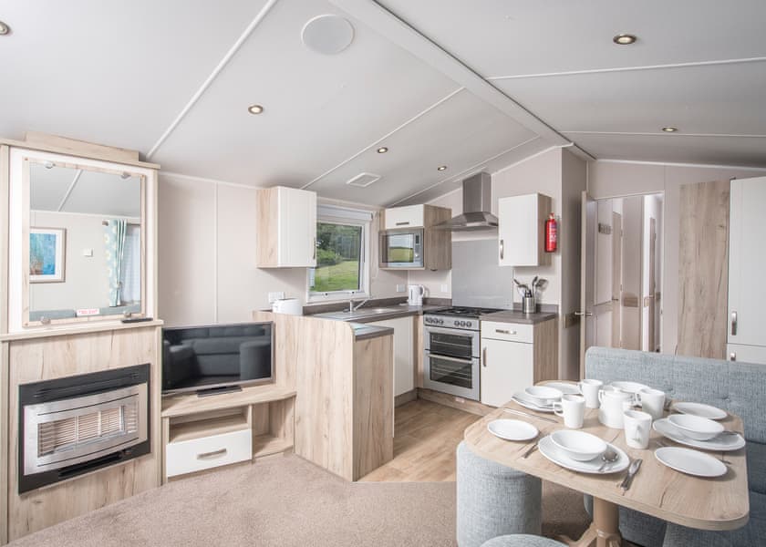 3 Bed Silver Caravan (Pet) - Sandaway Beach Holiday Park, Combe Martin