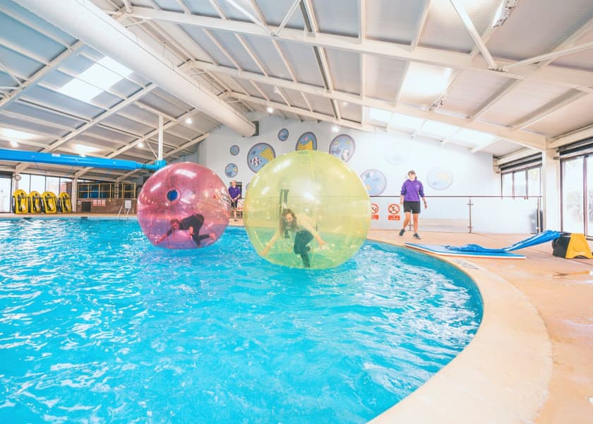 Water walkerz in the pool  | Talacre Beach Resort, Talacre, Holywell