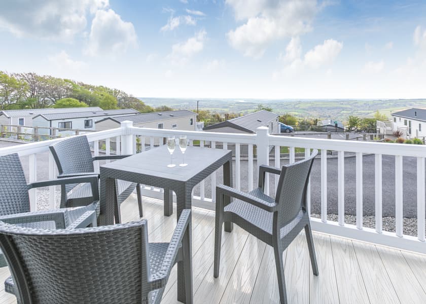 Valley View 2Bed Hot Tub Holiday Caravan Pentillie - Tamar View Holiday Park, St Ann’s Chapel, Callington