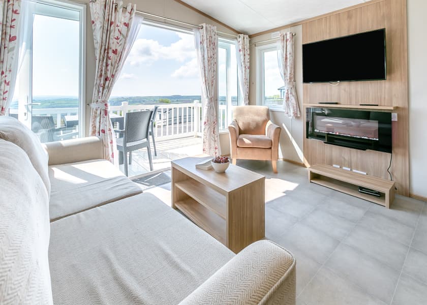 Valley View 2Bed Hot Tub Holiday Caravan Pentillie - Tamar View Holiday Park, St Ann’s Chapel, Callington