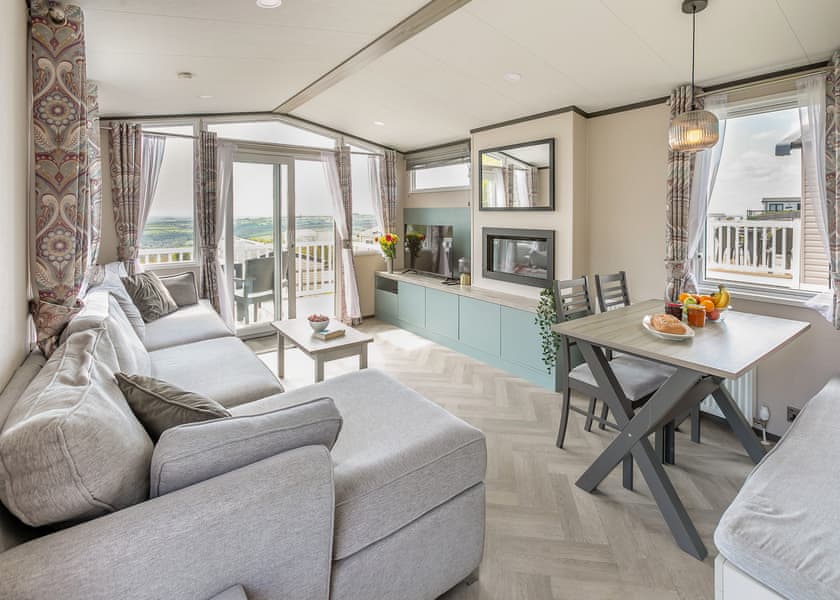 Valley View 3 Bed Hot Tub Holiday Caravan Cotehele - Tamar View Holiday Park, St Ann’s Chapel, Callington