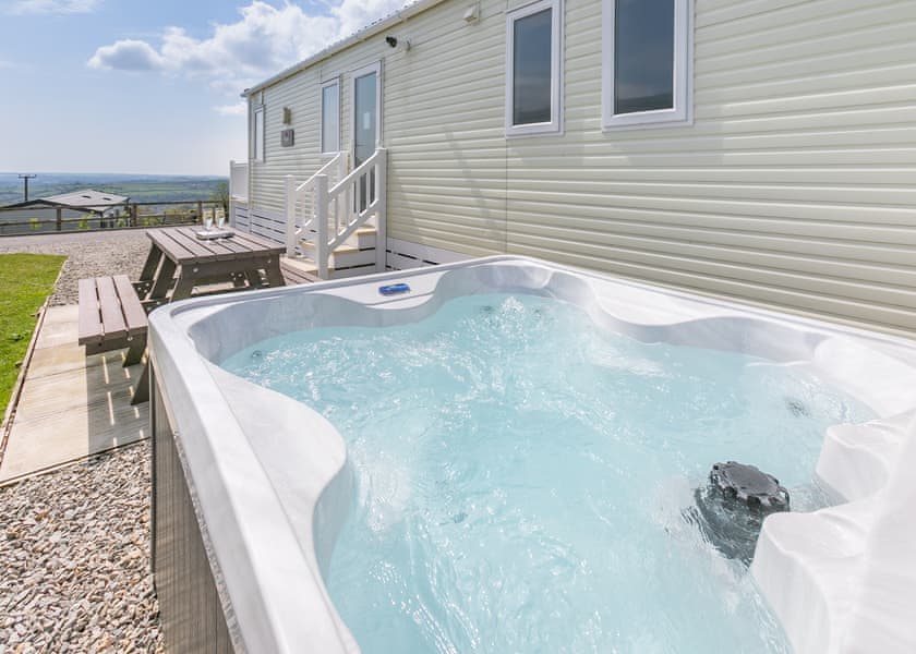 Valley View 2Bed HotTub Holiday Caravan Morwellham - Tamar View Holiday Park, St Ann’s Chapel, Callington