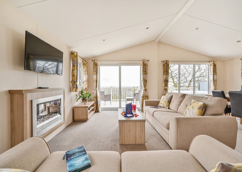 Valley View 2 Bed Hot Tub Holiday Lodge – Polperro - Tamar View Holiday Park, St Ann’s Chapel, Callington