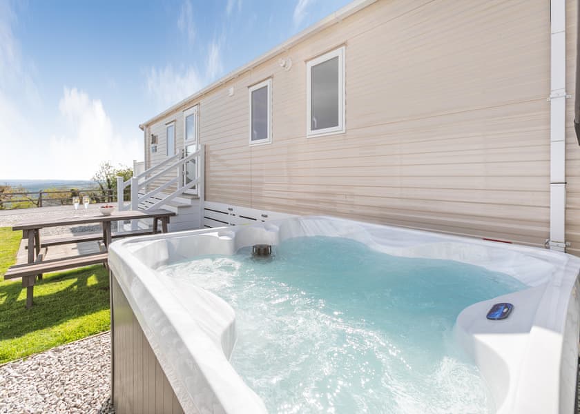 Valley View 2 Bed Hot Tub Holiday Caravan Heligan - Tamar View Holiday Park, St Ann’s Chapel, Callington