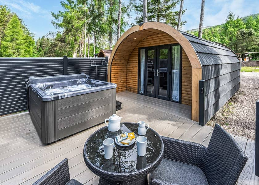 Riverside Hot Tub Pod 5  | Riverside Hot Tub Pod - Tyndrum Holiday Park, Tyndrum