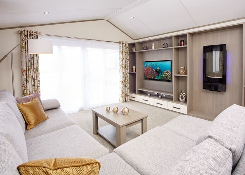 Please note, images are for representational purposes only, individual makes and models may vary | Standard Daisy Caravan with decking (Sleeps 4) - Thurston Manor, Dunbar, East Lothian