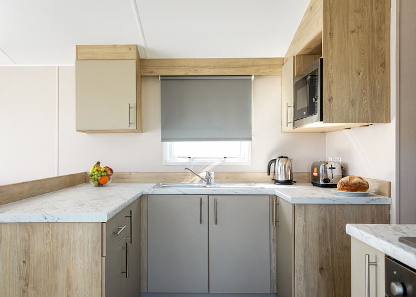 Gold  3 Pet Friendly Caravan with Decking - Trevella Holiday Park, Crantock, Newquay