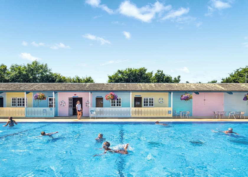 Outdoor heated pool | Trevornick Holiday Park, Holywell Bay