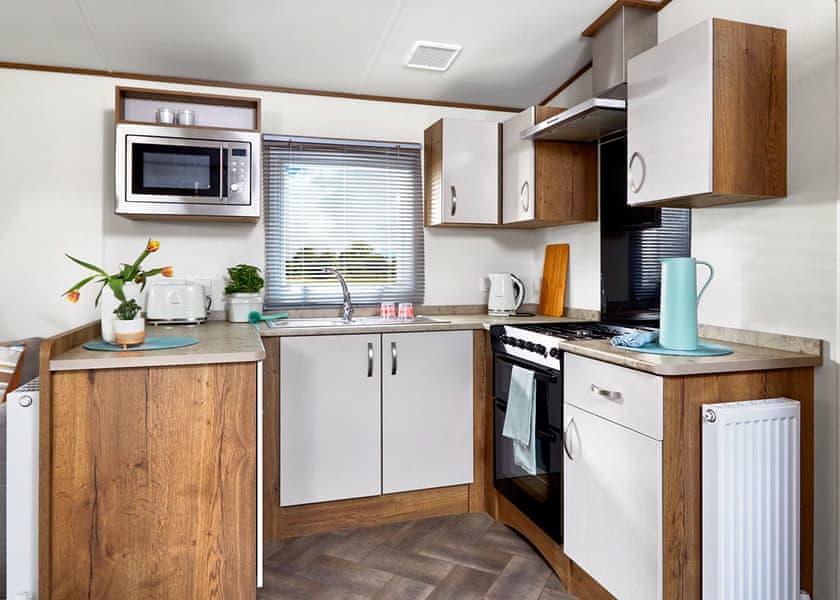 Please note, images are for representational purposes only, individual makes and models may vary | Standard Daisy Caravan (Sleeps 4) - Viewfield Manor Holiday Park, Kilwinning,