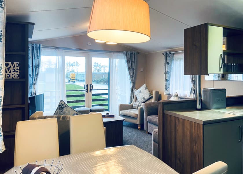 Typical Merrick Platinum Caravan’ | Merrick Platinum Caravan - Whitecairn Holiday Park, Glenluce, Newton Stewart