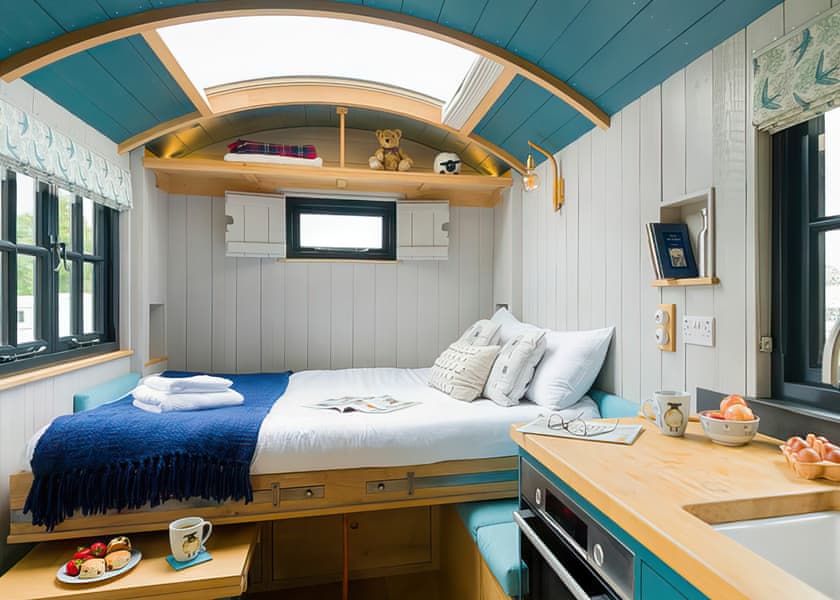 Shepherd Hut 1 - Wilksworth Caravan Park, Wimborne