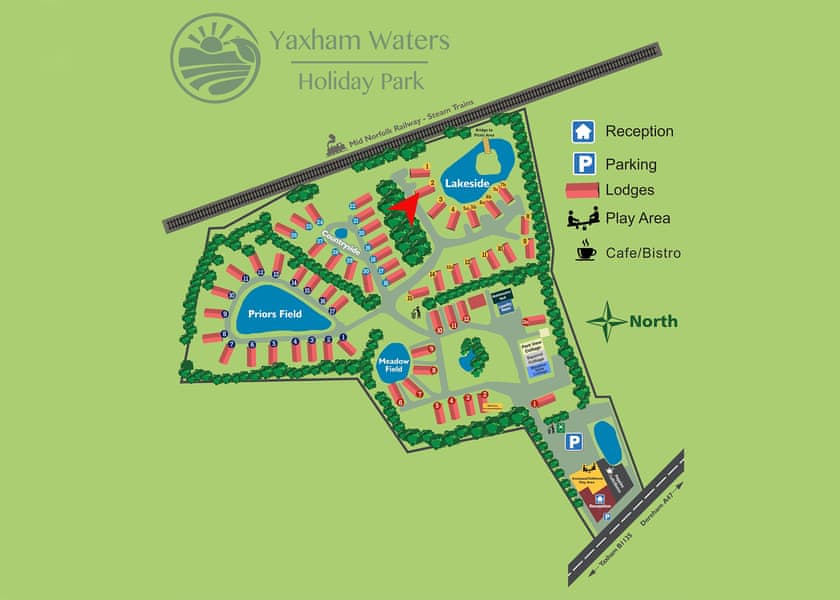 Lake Side Field LS2 - Yaxham Waters, Yaxham, Dereham