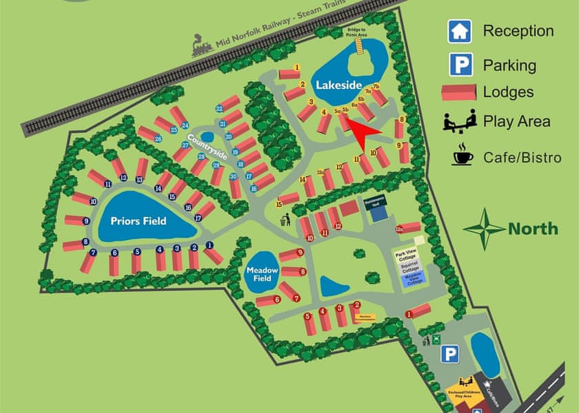 Lake Side Field LS5B - Yaxham Waters, Yaxham, Dereham