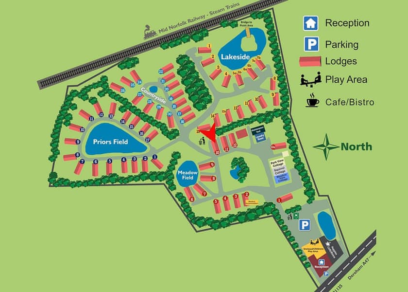 Meadow Field MF10 - Yaxham Waters, Yaxham, Dereham