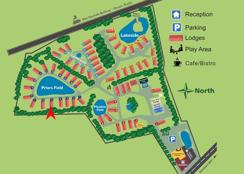 Priors Field PF5 - Yaxham Waters, Yaxham, Dereham