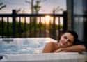 Let your worries melt away in your own hot tub