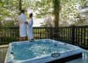 Hot tub Lodges at Hawkchurch Resort and Spa