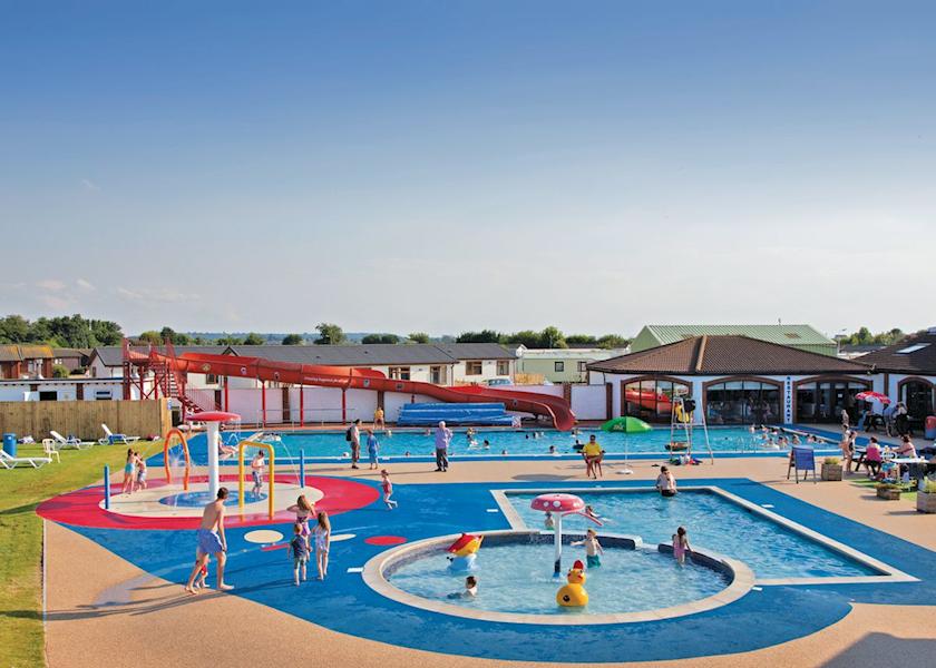 Searles Caravan Park swimming pool, Hunstanton, Norfolk